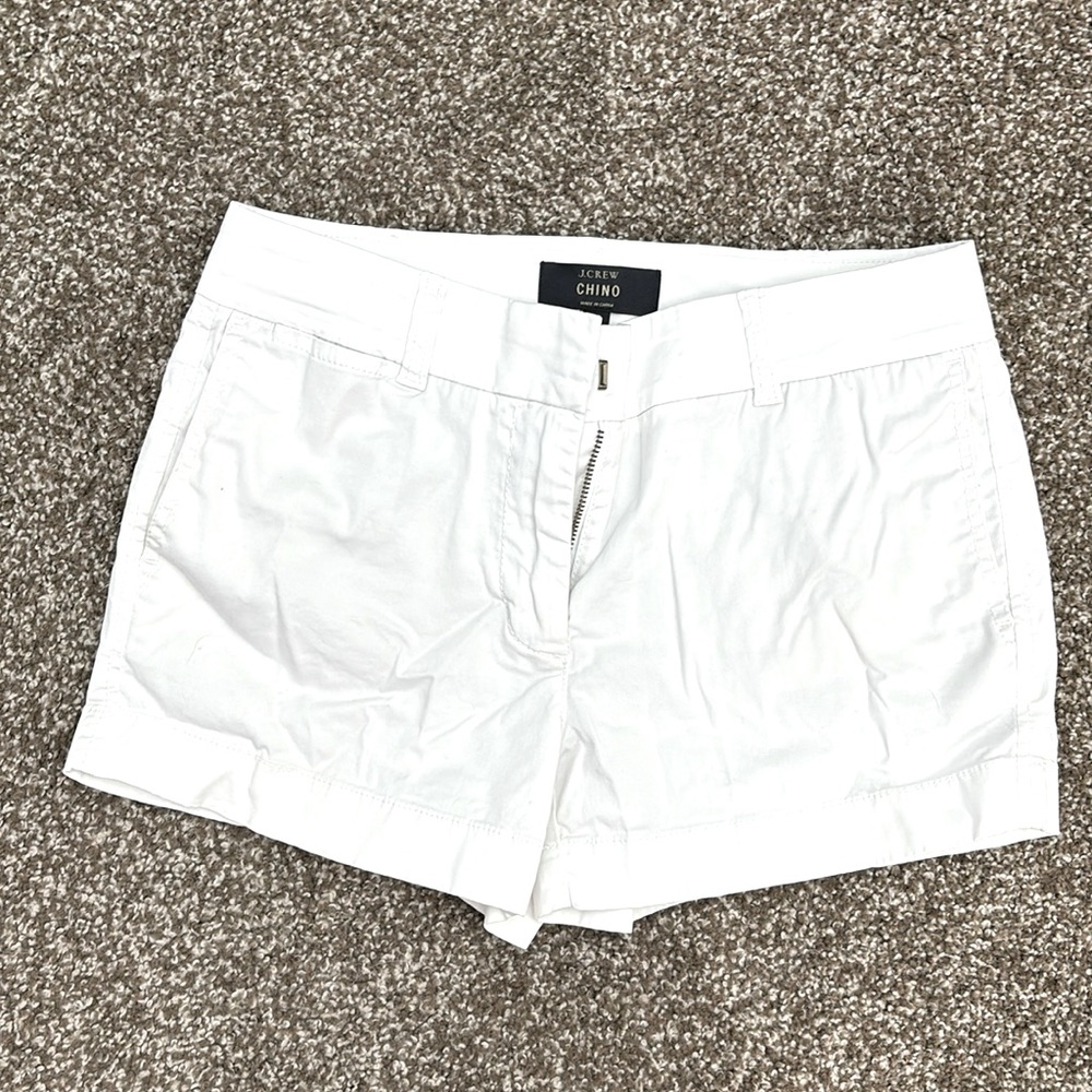 J.Crew white chino short